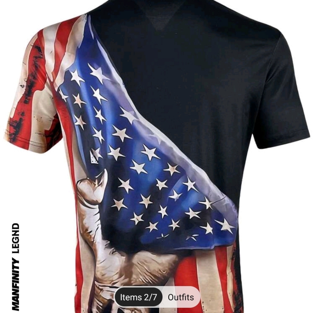 SHEIN Manfinity LEGND Shirt - Picture 2 of 2